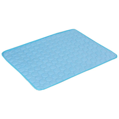 Cooling Mat for Pets - Moisture-Resistant Ice Silk Mattress Cushion for Dogs and Cats, Available in Five Sizes