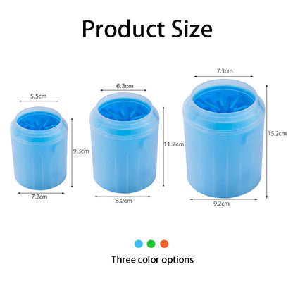 Revolutionary Soft Silicone Dog Paw Cleaner Cup - Your Ultimate Portable Solution for Clean Paws After Outdoor Adventures