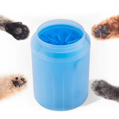 Revolutionary Soft Silicone Dog Paw Cleaner Cup - Your Ultimate Portable Solution for Clean Paws After Outdoor Adventures